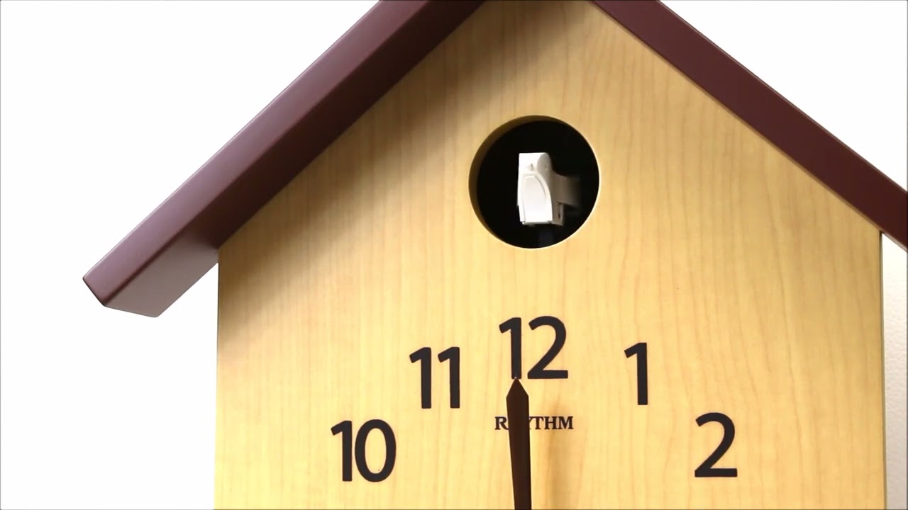 リズム(RHYTHM) 鳩時計 おしゃれ ふいご式 カッコースタイル145