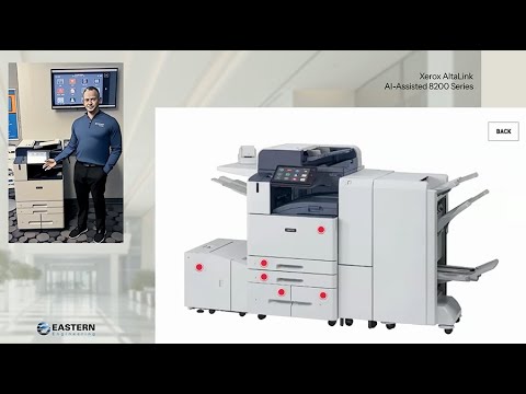 Xerox AltaLink 8200 Series demonstrates AI Assisted Features