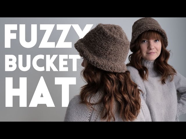 Knit A Bucket Hat // how to make your own cozy hat for winter