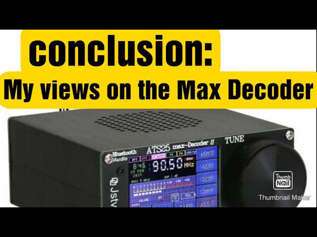 ATS25 Max Decoder II- My views - YouTube