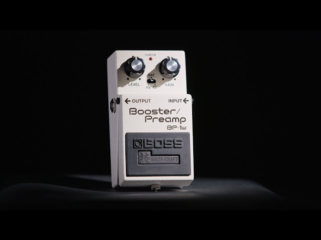 BOSS Booster / Preamp BP-1w - YouTube
