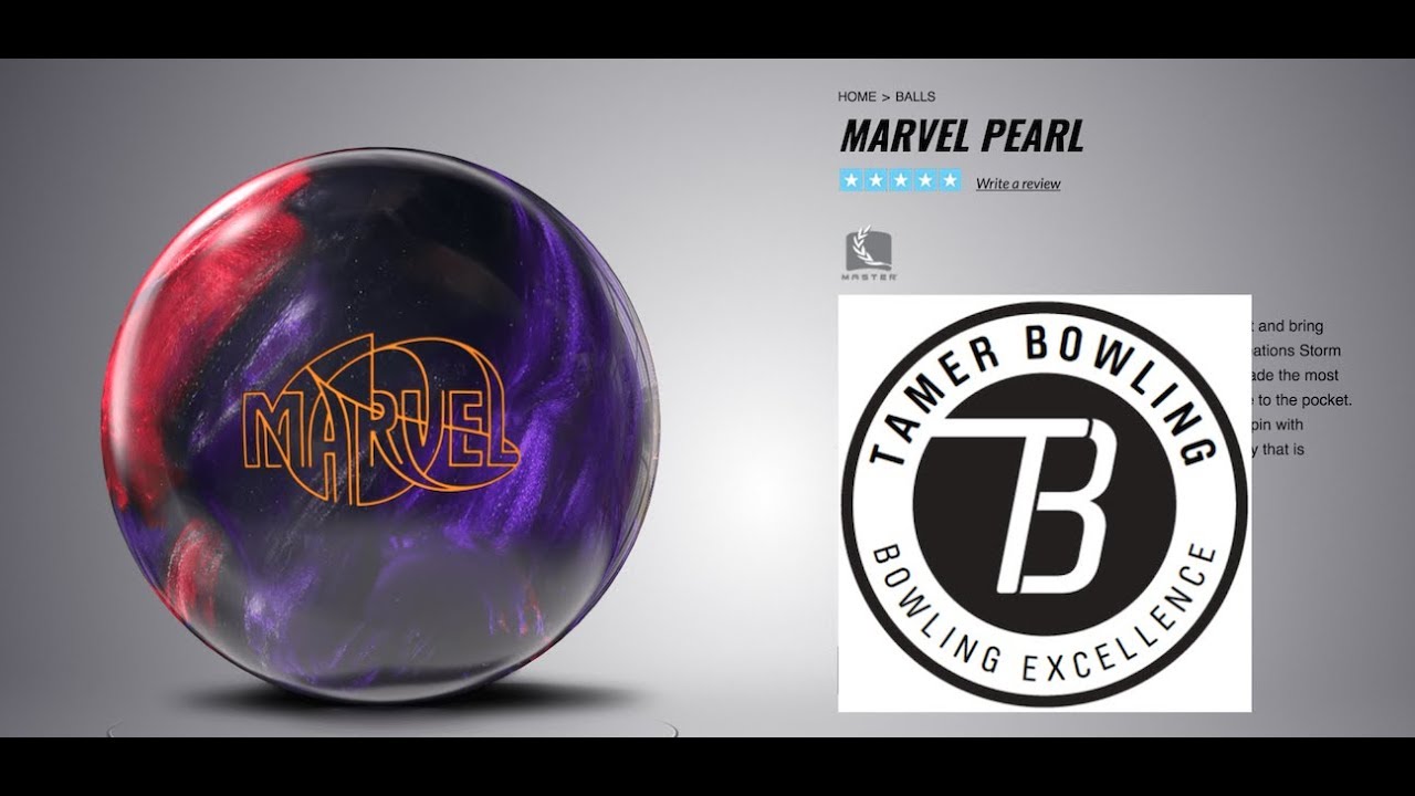 Storm Marvel Pearl Bowling Ball Review (3 testers) by TamerBowling