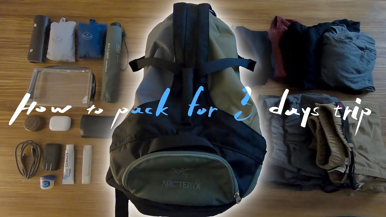 ARC'TERYX × BEAMS SEBRING / How to Pack for 3 Days Trip