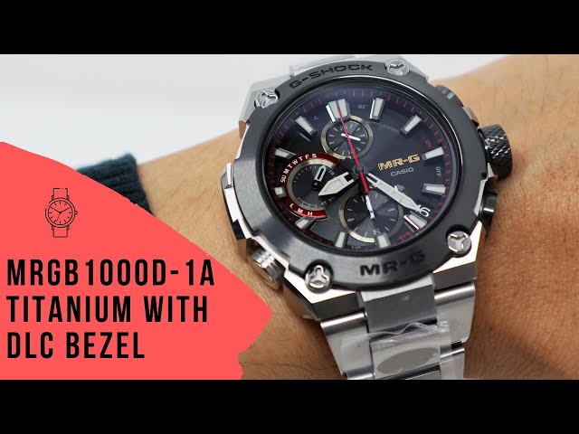 Unboxing G-Shock MRG-B1000D-1A Mid-Size Titanium with DLC Bezel