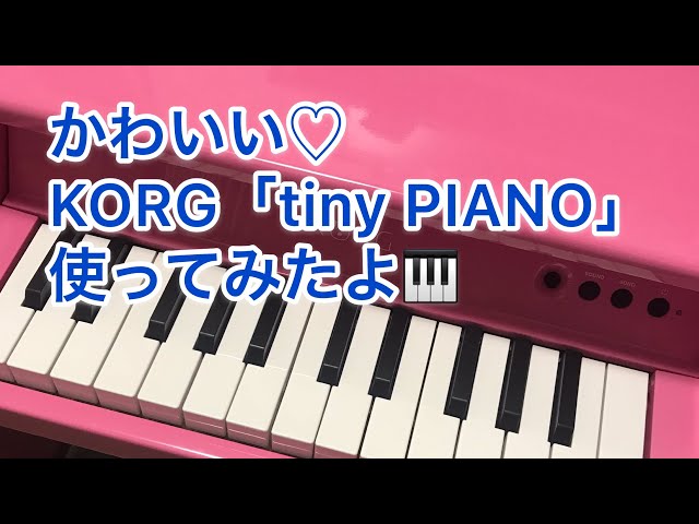 レビュー】トイピアノ KORG tiny PIANO - YouTube