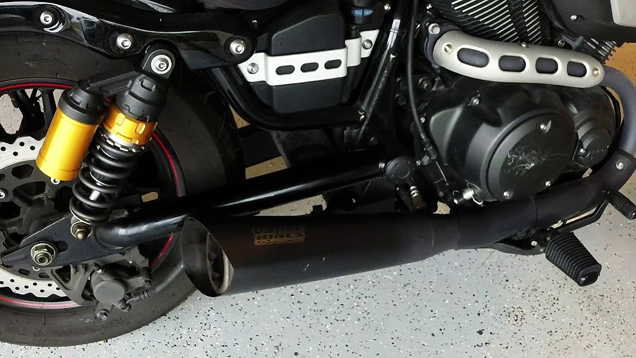 Yamaha Bolt 950 Vance & Hines Exhaust - YouTube