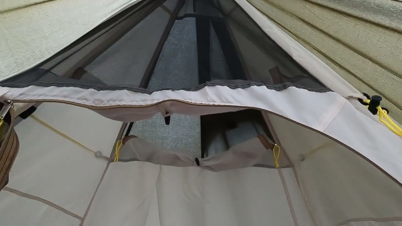 Coleman X-Cursion Tepee II/325 Asia Tent - YouTube