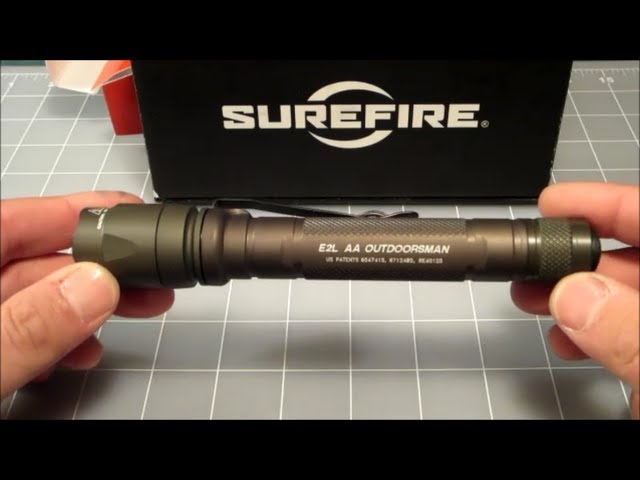 Surefire E2L AA Outdoorsman Flashlight Review - YouTube