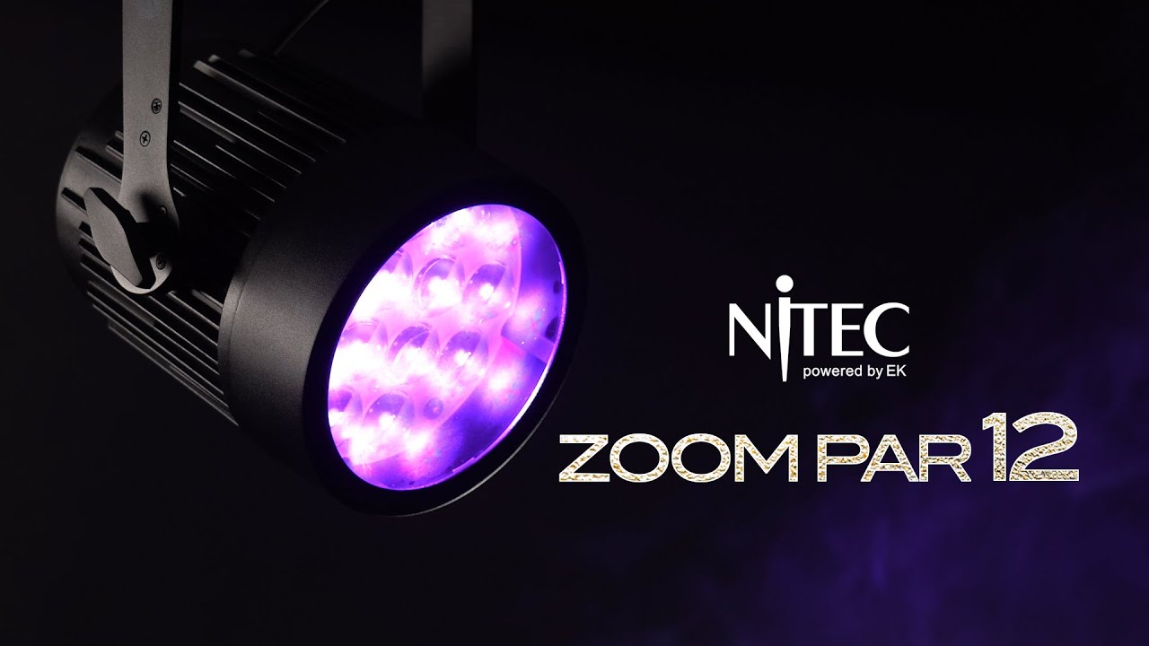 NiTEC ZOOM PAR12 LEDパーライト ステージ・舞台照明・LEDパーライト