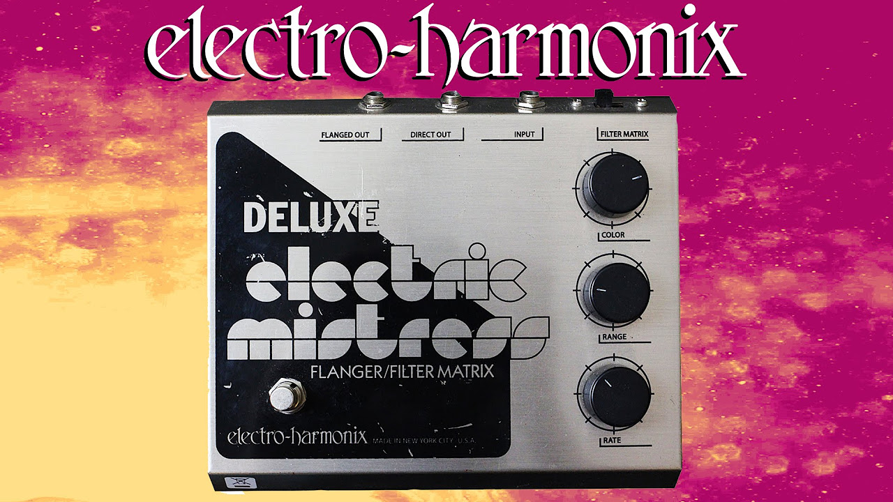Electro Harmonix Deluxe Electric Mistress Flanger Pedal Demo - YouTube