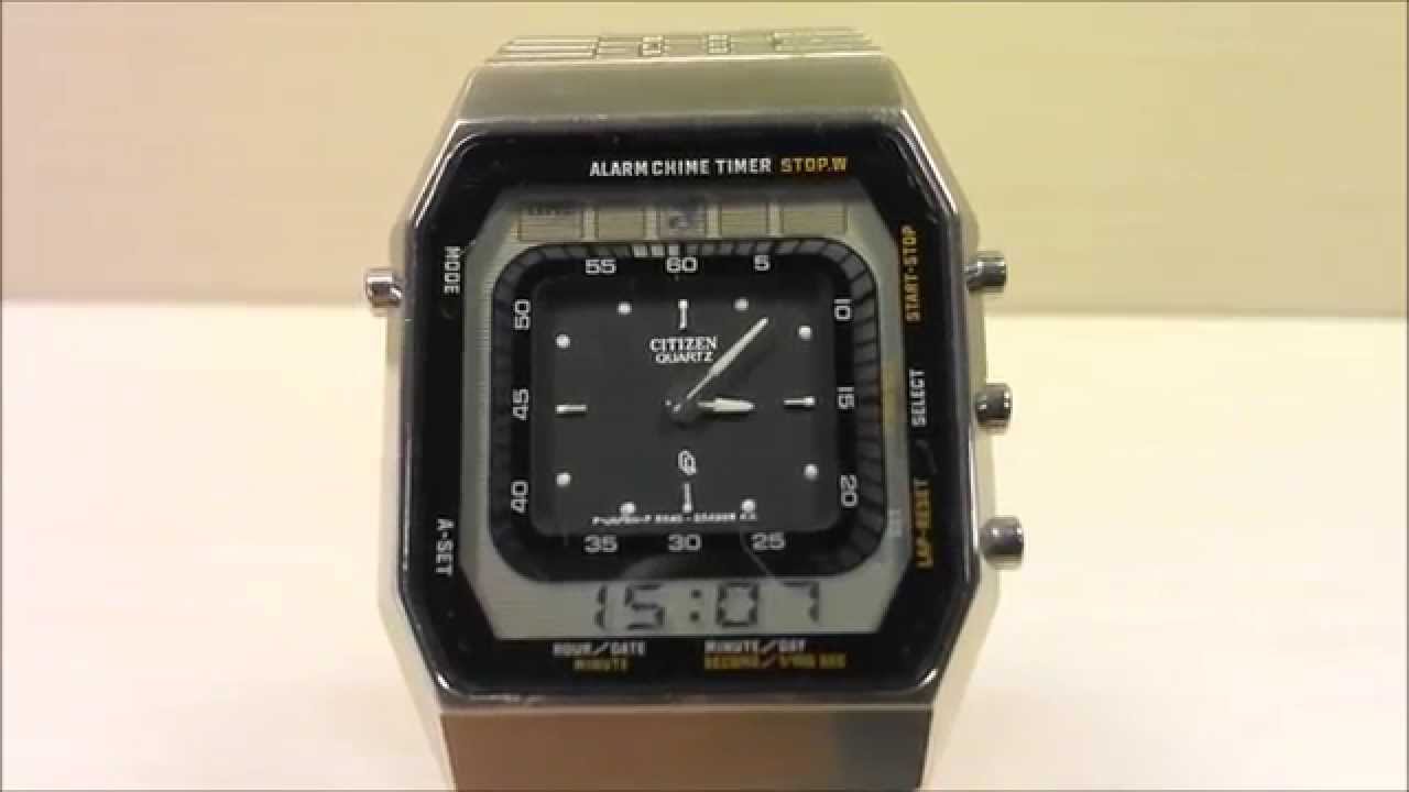 Rare Watch Collection CITIZEN DIGI-ANA TIME TRACKER シチズン