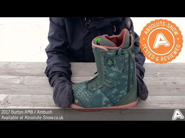 2016 / 2017 | Burton AMB / Ambush Snowboard Boots | Video Review