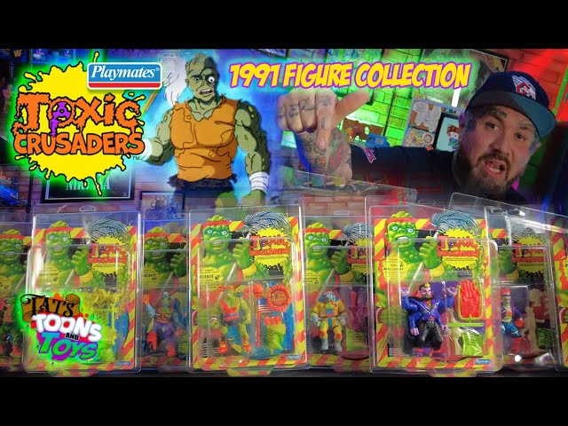 TOXIC CRUSADERS - 1991 FIGURE COLLECTION (Tats, Toons, and Toys