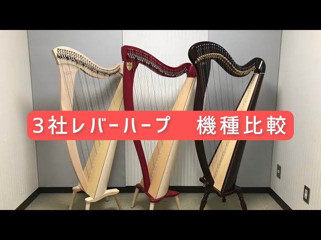 比較検証！】メーカー毎に34弦のレバーハープを比較しました - YouTube