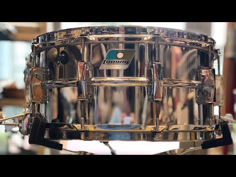ヴィンテージ】LUDWIG / 70'S SUPER-SENSITIVE #411 14x6.5SD - YouTube