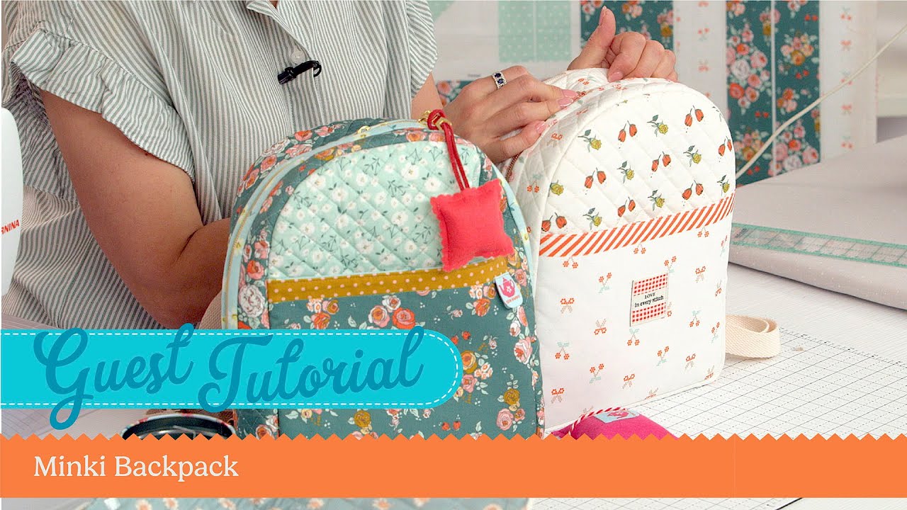 Simple Quilting with Minki Kim - Quilted Backpack Tutorial - YouTube