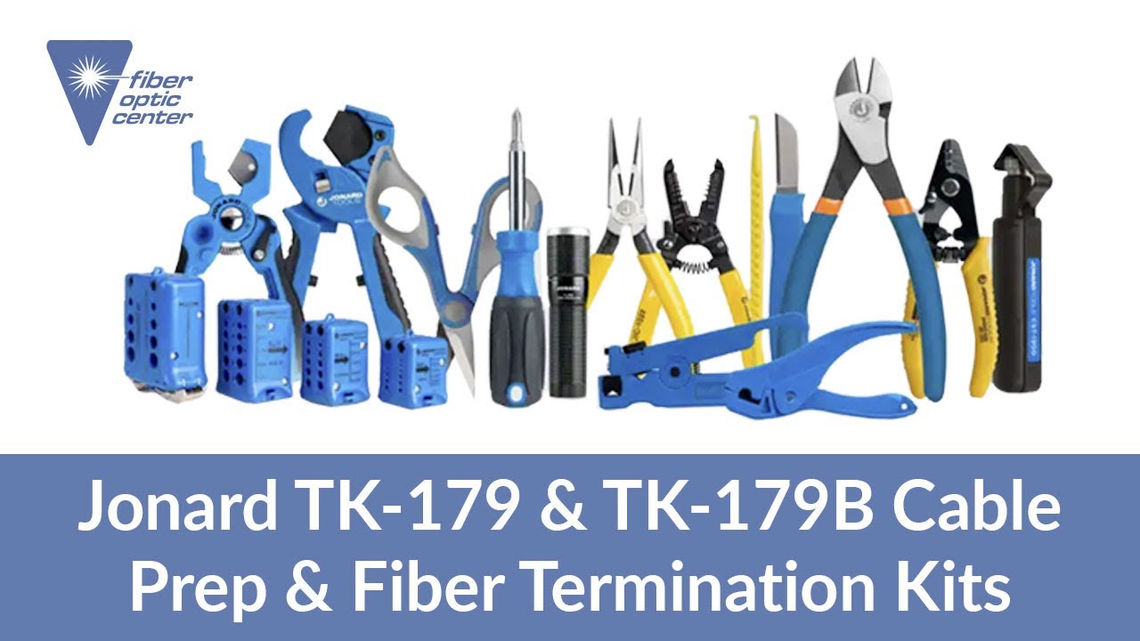 Jonard Tools® TK-179 Advanced Fiber Optic Termination Kit