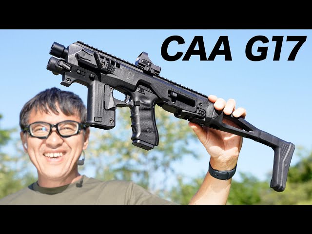 CAA グロックカービン 東京マルイ グロック17Gen4 エアガンレビュー