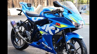 ☆GSX-R125☆WR'Sフルエキマフラー☆快調セル一発☆外装良好キレイ