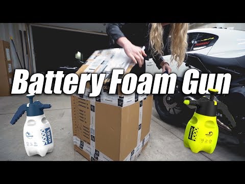 📦 Cordless, Battery Powered Pressurized Foam-Gun (Unboxing) - YouTube