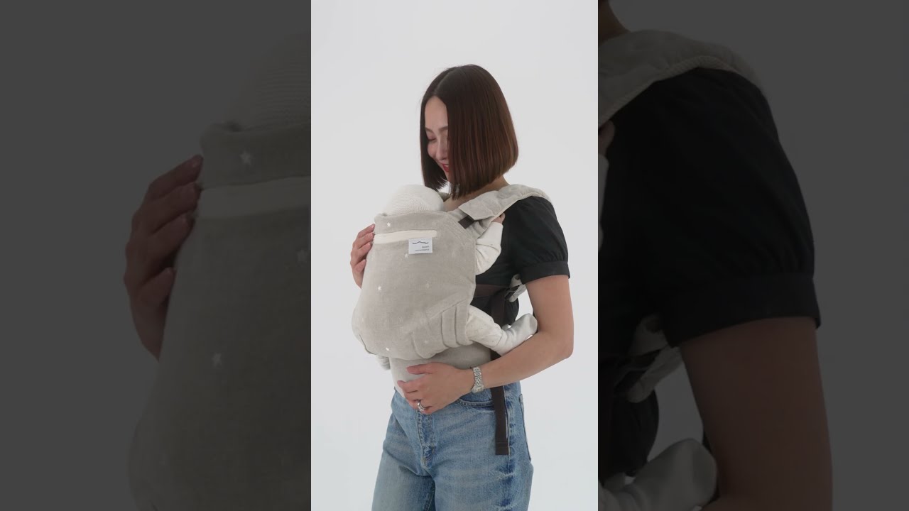 stars-linen(OM-1)【sun&beach抱っこ紐（日本製）】 - YouTube