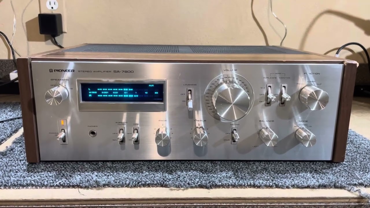 Demo of Pioneer SA-7800 - YouTube