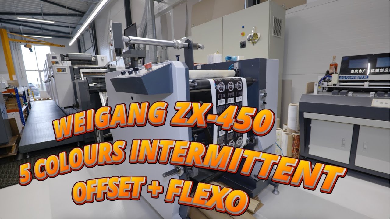 WEIGANG ZX-450 Intermittent Offset label printing machine – PP