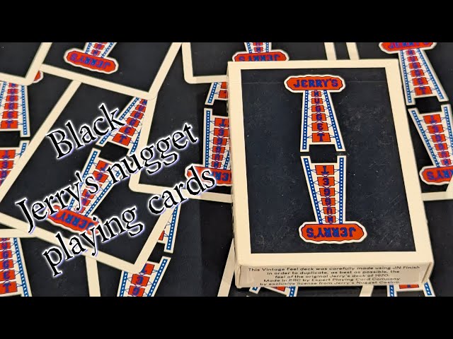 Daily deck review day 407 - Black Vintage feel Jerry's nugget