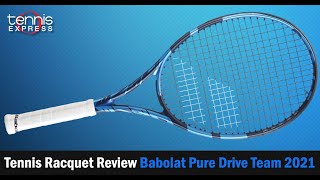 Babolat Pure Drive Team 2021 Racquet Review | Tennis Express - YouTube