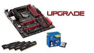 Pc Upgrade [ Intel I7 4790K + Maximus Hero VII + 32Gb RAM ] - YouTube