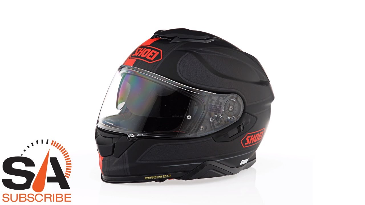 Shoei GT-AIR II Redux TC-1 Red Helmet at SpeedAddicts.com - YouTube