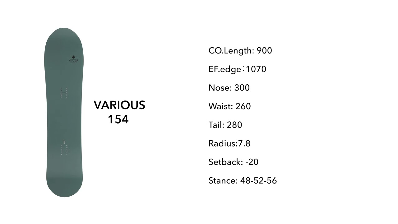 VECTOR GLIDE Snowboards Collection -VARIOUS 154- - YouTube