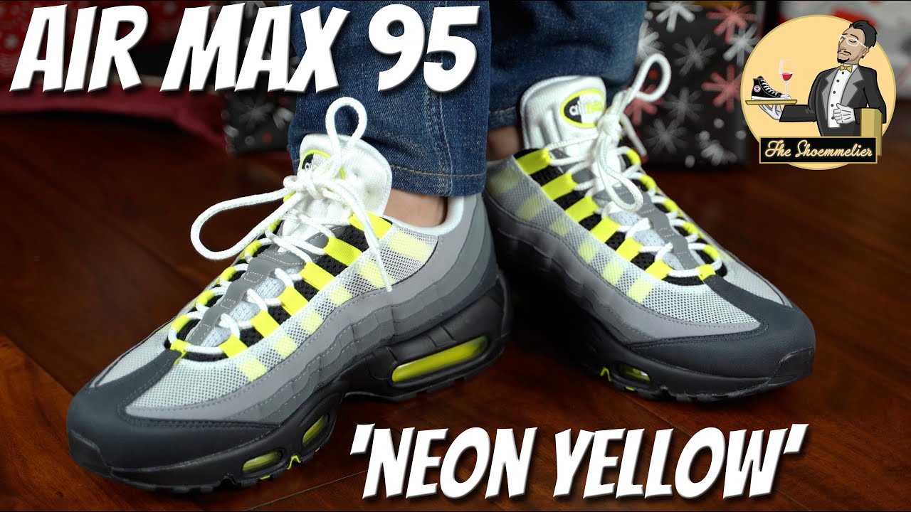 Nike Air Max 95 OG 'Neon Yellow' • On-Feet & Overview - YouTube