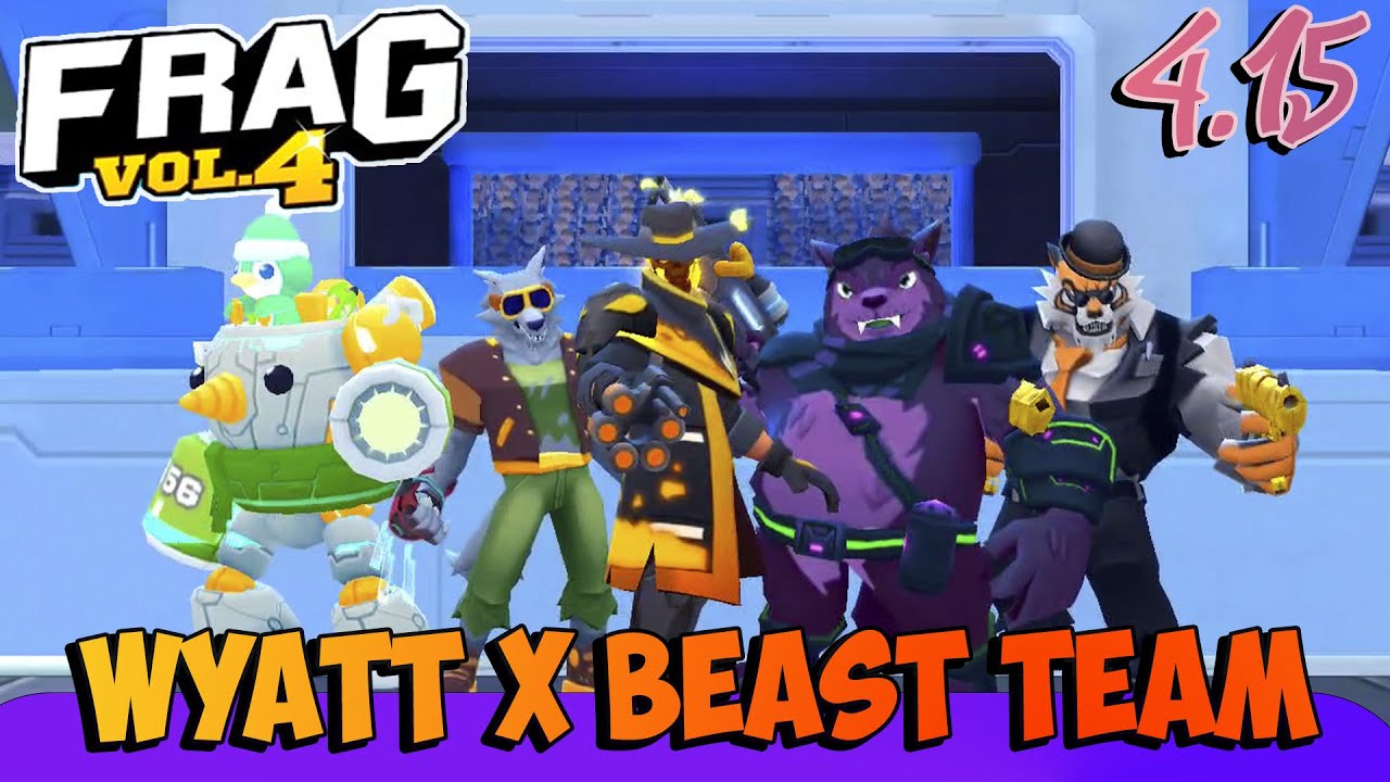 FRAG Pro Shooter - Wyatt x beast team🔥4.15 Gameplay Walkthrough