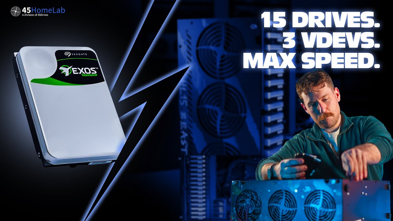 Does ZFS RAIDZ2 Actually Scale? HL15 15-Drive Throughput Test