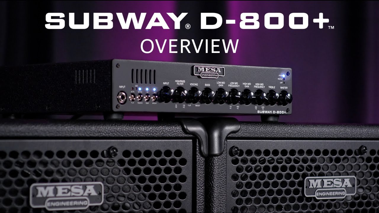ベースアンプ/プリアンプ】MESA/Boogie SUBWAYベースアンプD-800の