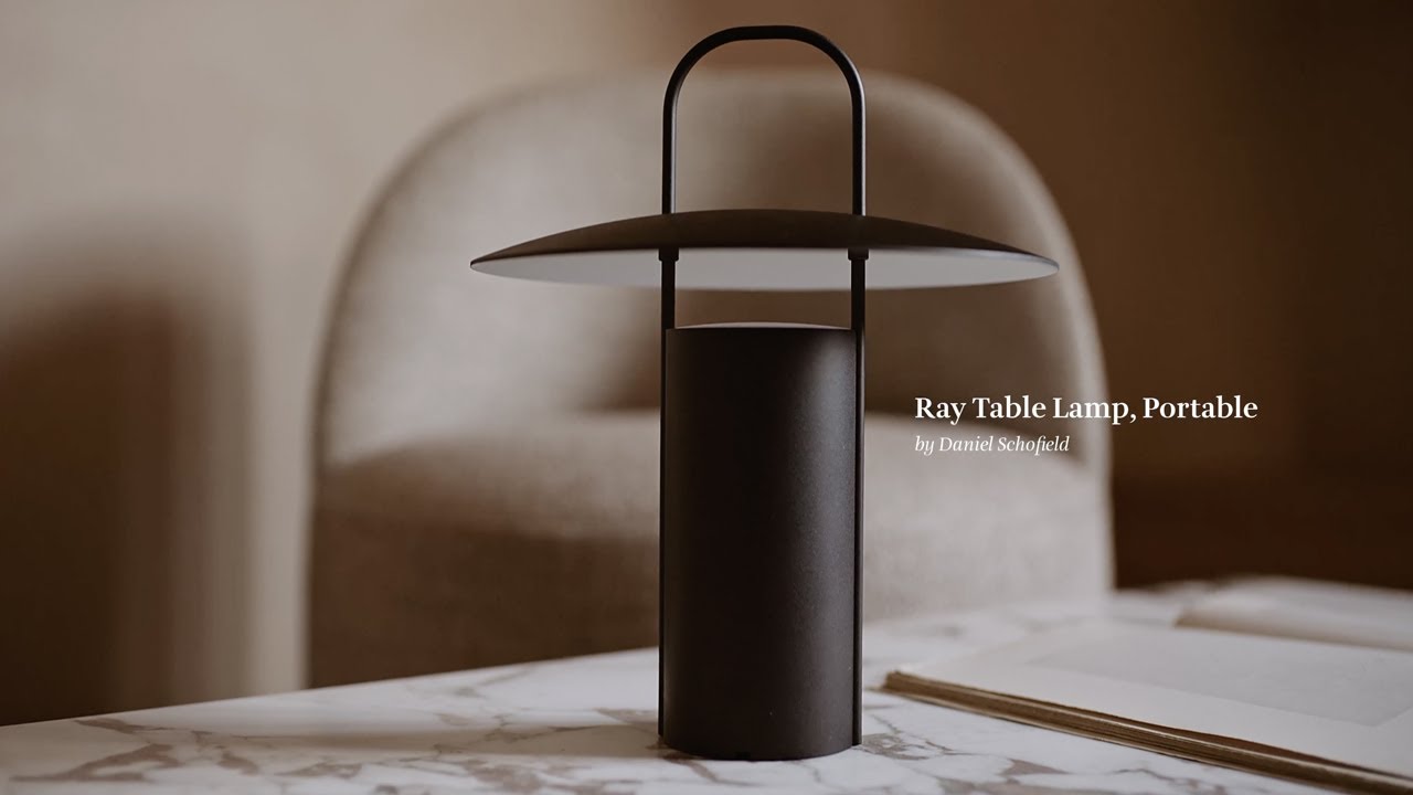 Introducing the Audo Copenhagen Ray Portable Table Lamp designed