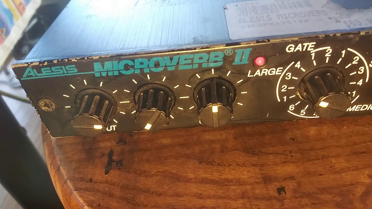 Alesis Microverb II demo - YouTube