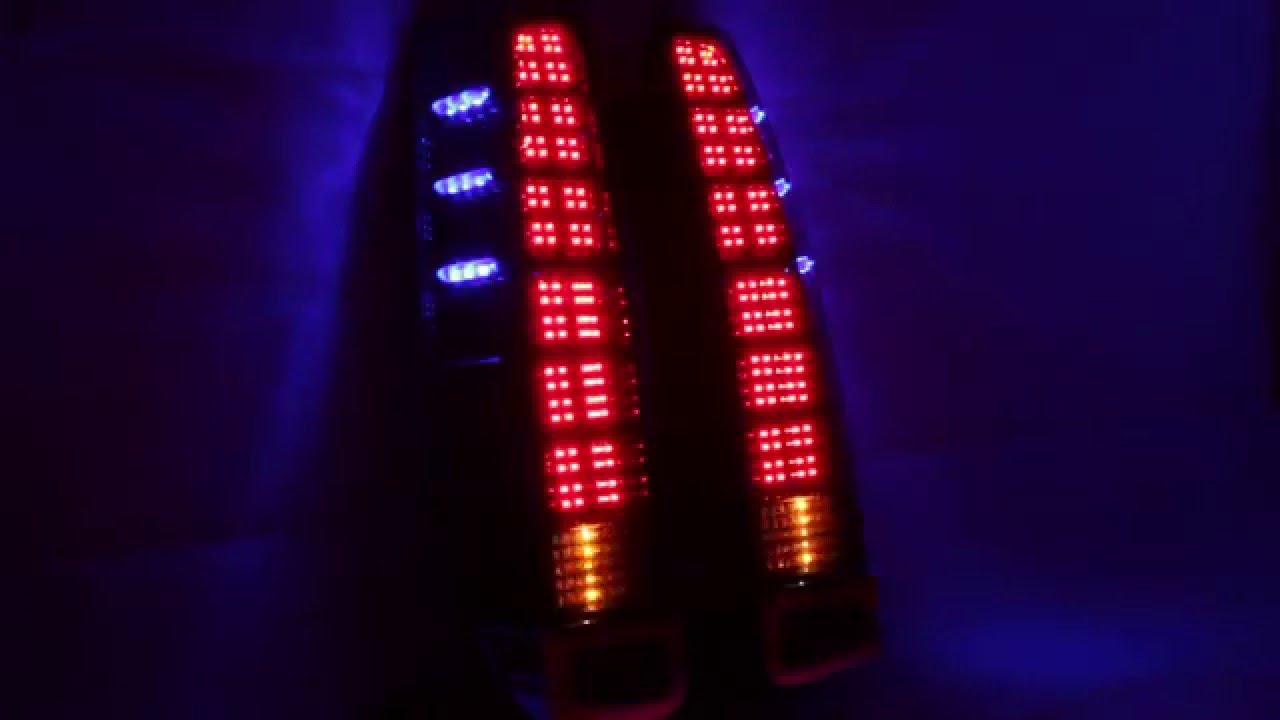 ZRR80 ヴォクシー フルLEDテール ダブル流星（流れる）対応 - YouTube