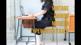 デンマーク ヴィンテージ タイプライター バタフライテーブル モダン