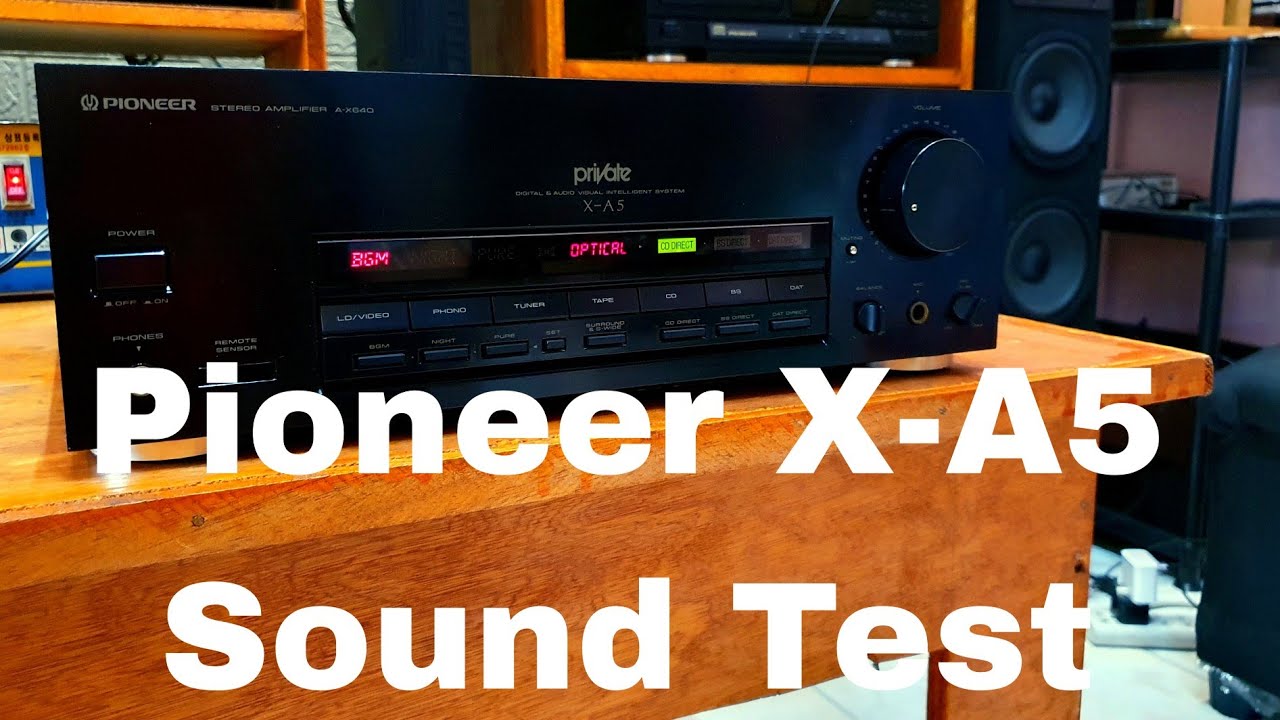 pioneer private X-A5 - YouTube