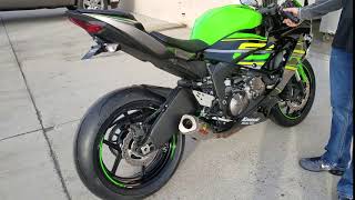 Kawasaki ZX6-R Cat-Back Slipon Titanium Exhaust