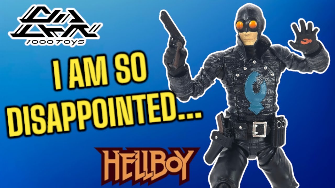 1000 Toys Hellboy Lobster Johnson Action Figure Review - YouTube