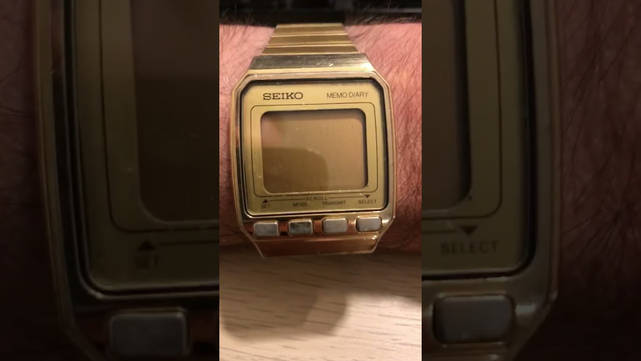 Seiko UW02 0010 Memo Diary LCD Watch From 1984! #watch #seiko