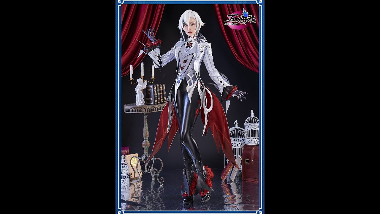 五次元 基萌 原神 アルレッキーノ 召使 コスプレ衣装 着用解説 - YouTube