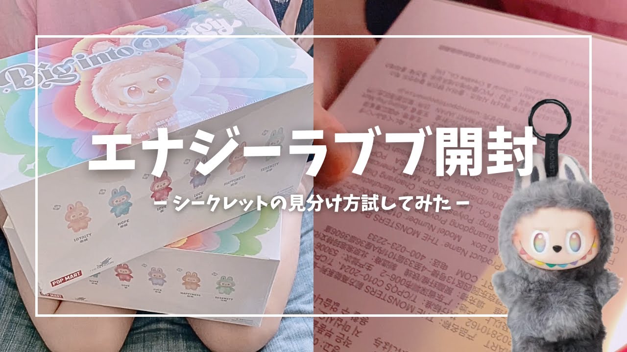 ラブブ開封】シークレットを開けずに見分ける方法知ってる？/ How to