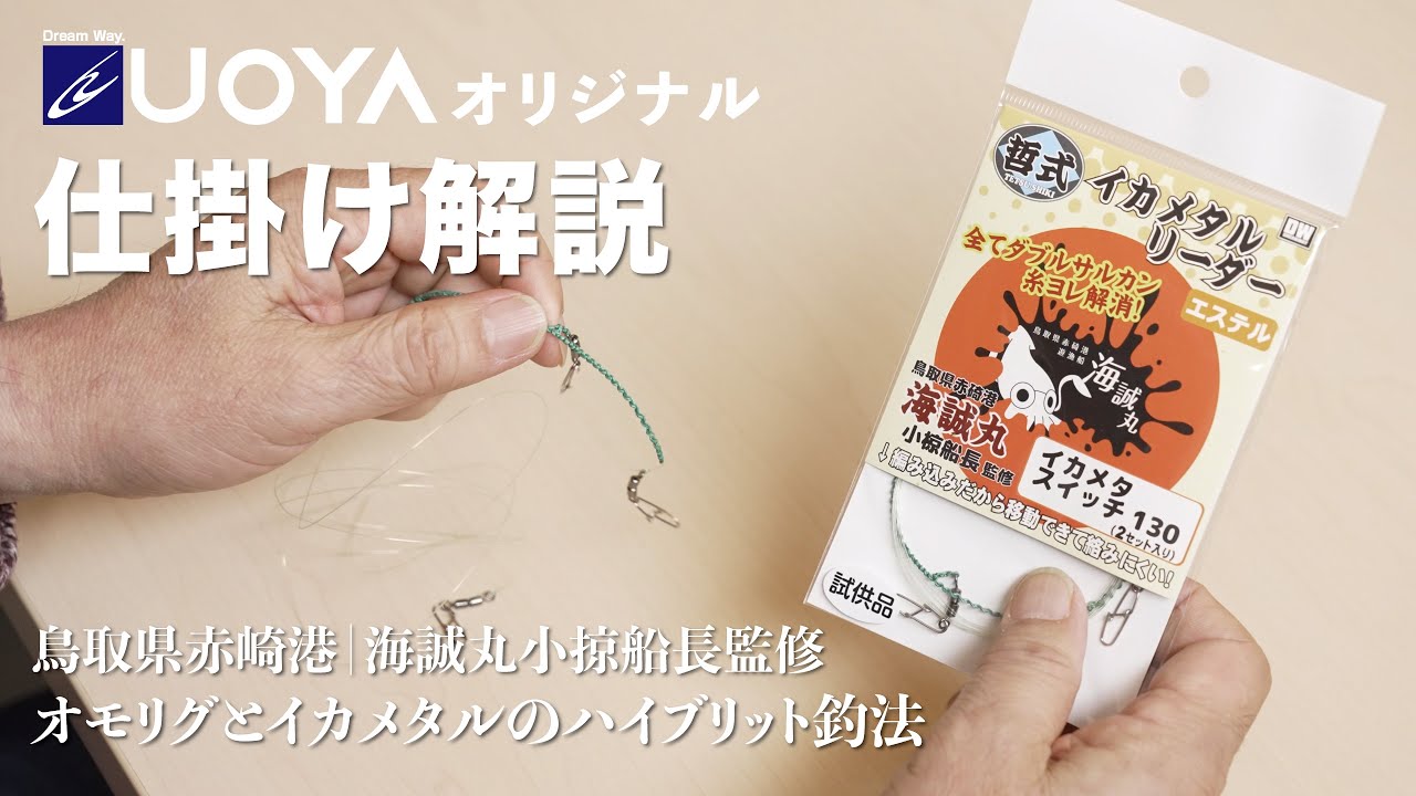 オモリグ｜イカメタル】海誠丸小掠船長監修、ダブリグとイカメタ