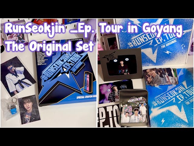 unboxing] RunSeokjin Ep. Tour in Goyang The Original Set - YouTube