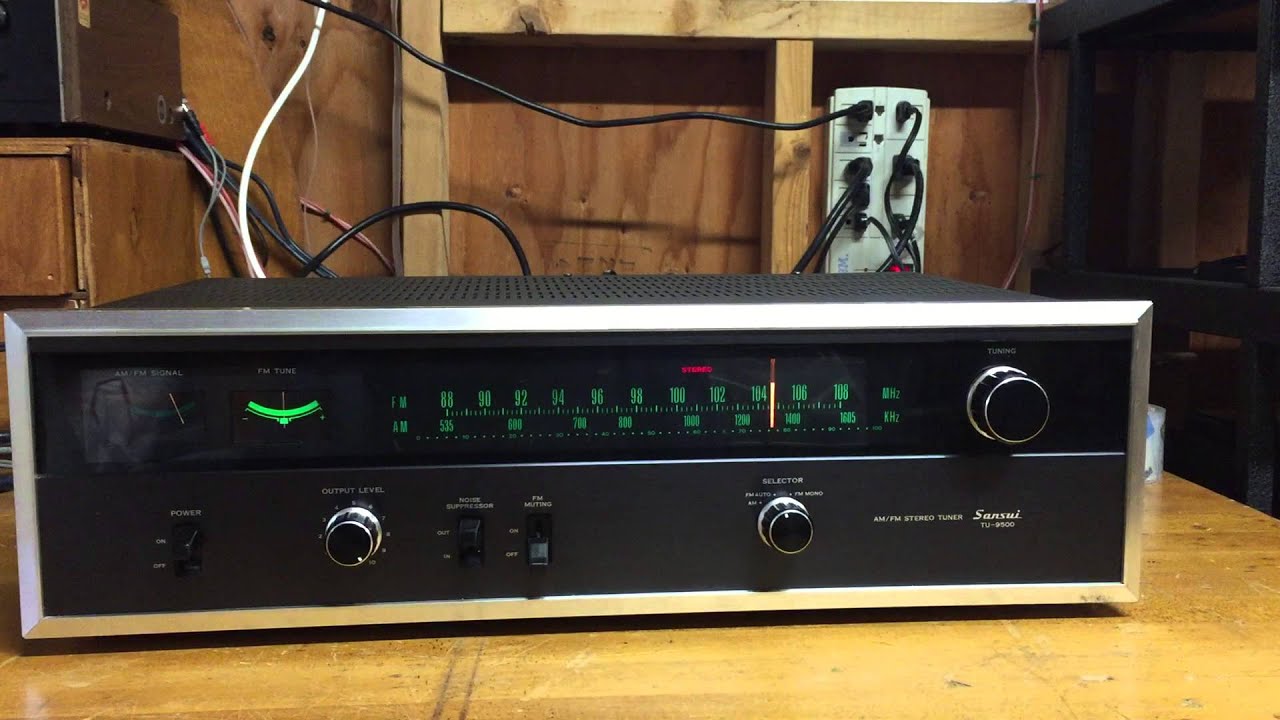 Sansui TU-9500 Tuner - Jimmyvp1 - YouTube