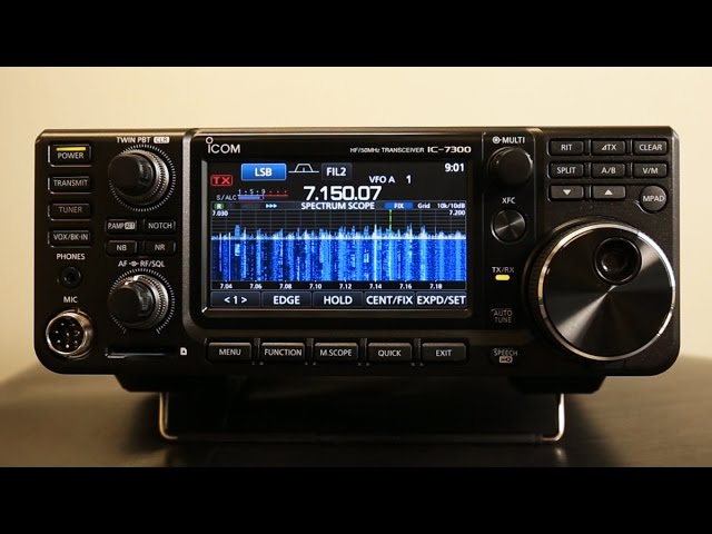 Icom HF+50MHzアマチュア無線用トランシーバー「IC-7300」 の動画を